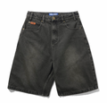 Butter Goods Baggy Denim Shorts (faded Black)