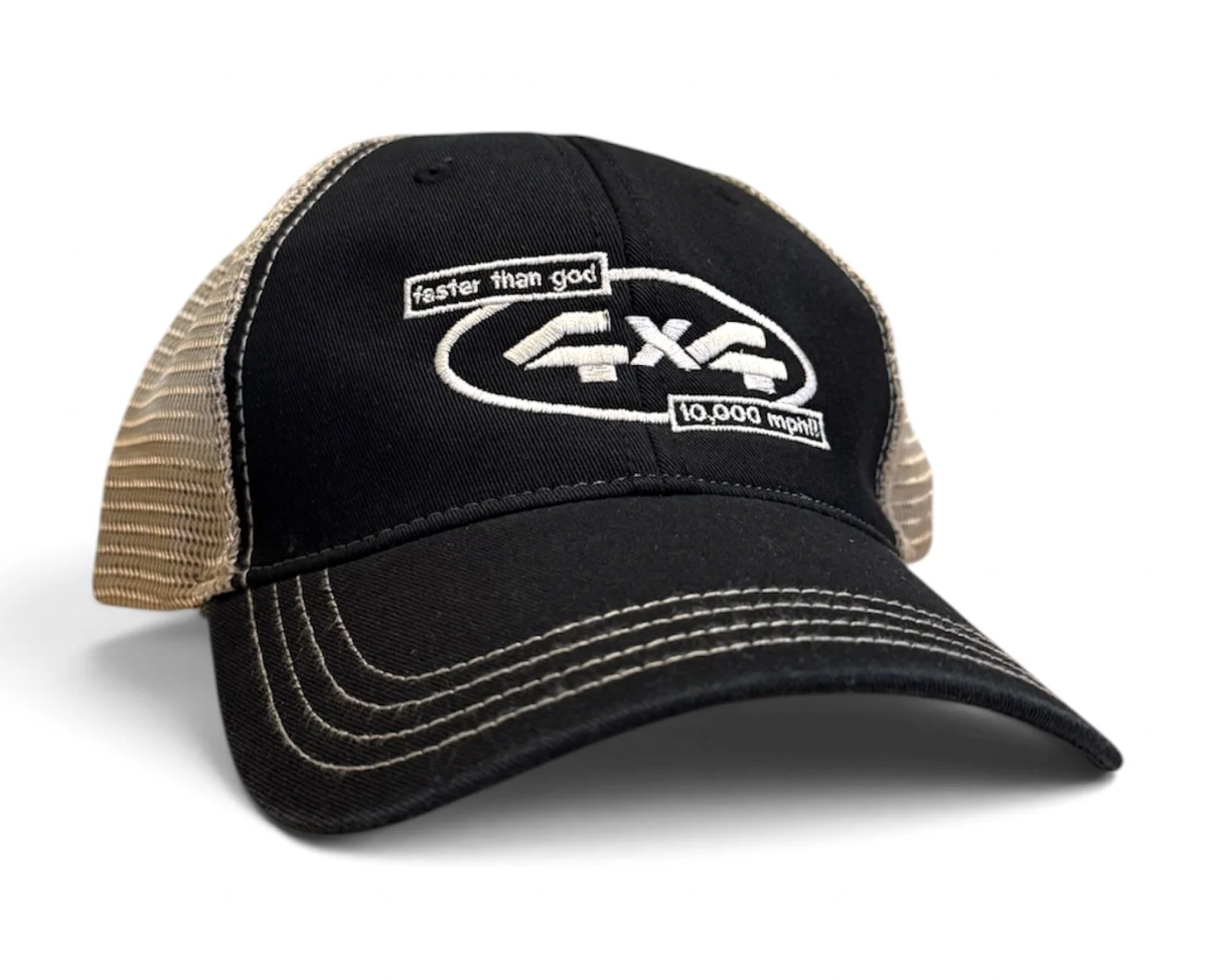 Capps 4x4: faster than god, 10,000mph!! Hat