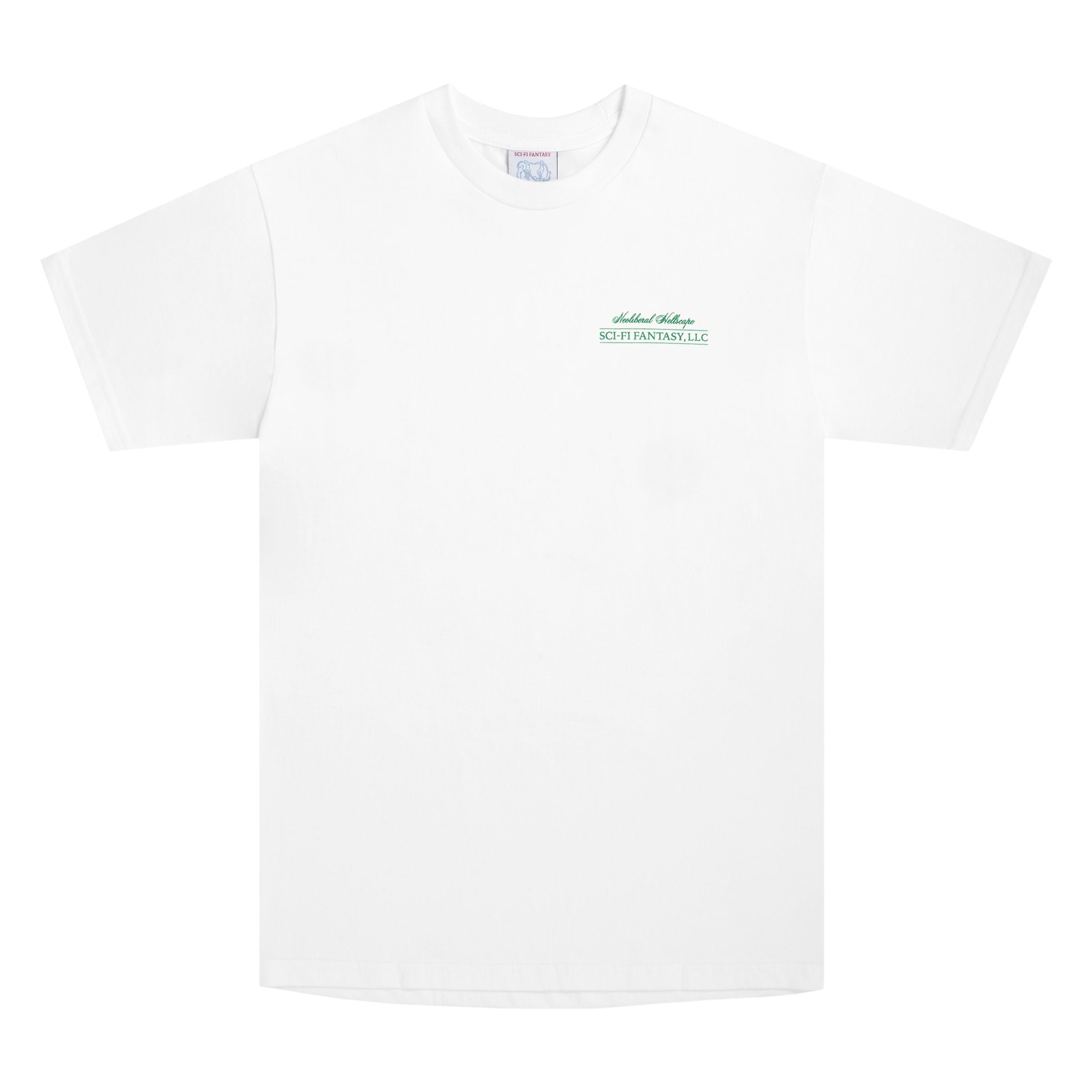 Sci Fi Fantasy Neoliberal Tee (White)