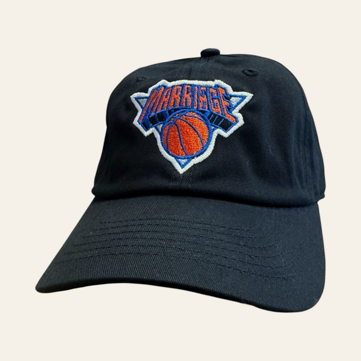 Marriage X Knicks hat, curved bill