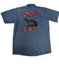 Marriage Beware of Dog Blue collar work shirt