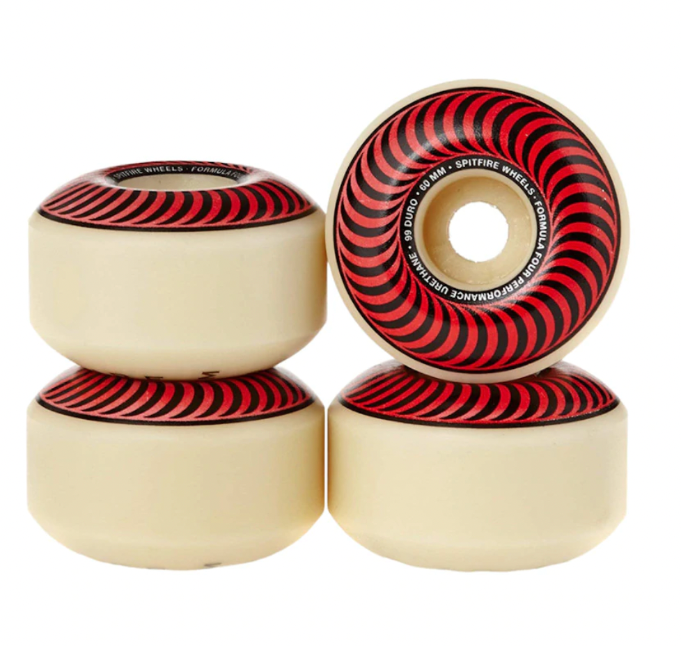 60mm 99a Spitfire Wheels Formula Four Classics