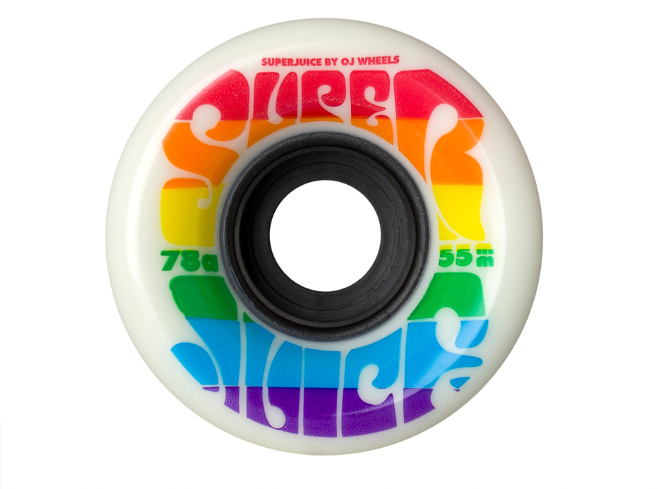 55mm Rainbow Mini Super Juice 78a OJ Skateboard Wheels