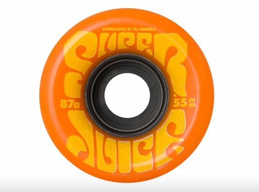 55mm Mini Super Juice Orange Yellow 87a OJ Skateboard Wheels