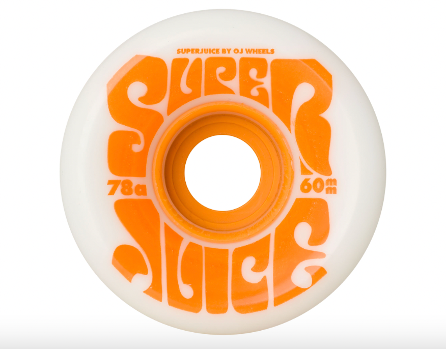 55mm Super Juice White Citrus 78a OJ Skateboard Wheels