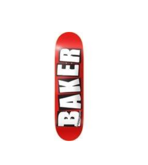 Baker Brand Logo White 8.5