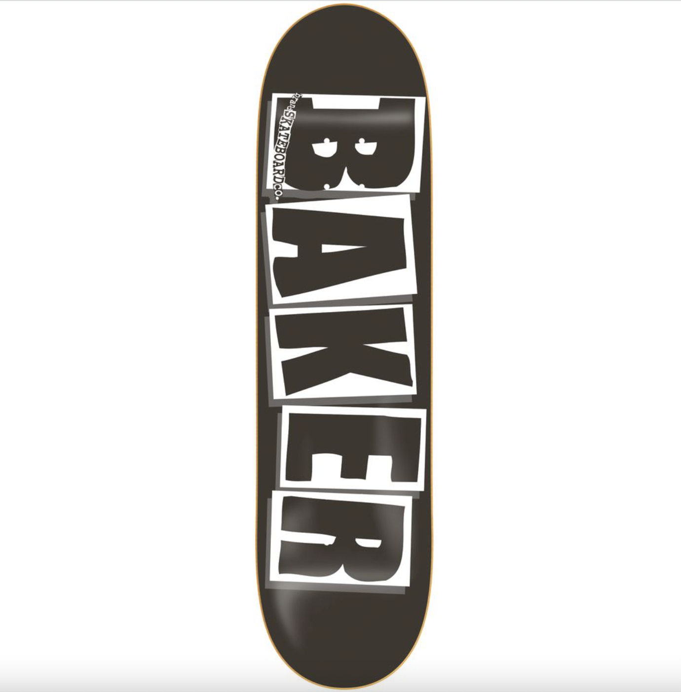 Baker Brand Logo BLK/WHT Deck 8.4