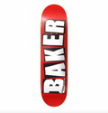 Baker Brand Logo Red and White Deck