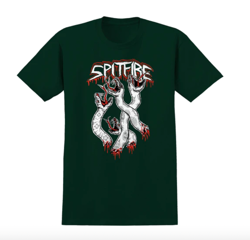 SPITFIRE S/S TEE VENOM FOREST GREEN