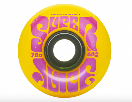 55mm Super Juice Yellow 78a OJ Skateboard Wheels