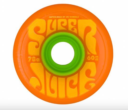 60mm Super Juice Citrus 78a OJ Skateboard Wheels